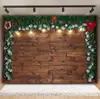 Decoración Transfronteriza Navideña de Gran Venta Ambiente Festivo Tela de Fondo para Escena Banner de Año Nuevo para el Hogar Tela de Fondo