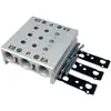 Tipo SMC Bloque Integrado Neumático de Barra Colectora Base de Válvula Solenoide de Barra Colectora SS5Y3-20-02F--20F