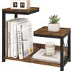 Estante de Almacenamiento de Café de Madera de Hierro Transfronterizo Organizador de Encimera de Cocina Estante de Almacenamiento de Especias Estante de Almacenamiento para Maquillaje de Baño