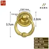 Chengyu Manija de Cajón Manija de Crisantemo Estilo Europeo Manija de Cajón de Aleación de Zinc Manija de Puerta de Armario de Gabinete Tocador