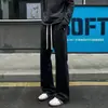 Pantalones deportivos para hombre de corte inclinado estilo americano, nuevo modelo otoño 2026, talla grande, pierna recta, adelgazantes, casuales, deportivos