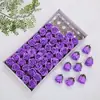 Cabeza de flor de jabón de tres capas flor artificial cabeza de flor de rosa base DIY cabeza de flor de jabón caja de regalo ramo