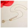 Collar Cadena Y Flor de Perla de Agua Dulce para Mujer Flor Casual Material Cobre Chapado Oro Real Joyería para el Cuello Joyería Regalo Venta al por Mayor
