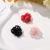 Moda Coreana Cristales Perlas Dulce Racimo de Flores Botón de Perlas Hecho a Mano Clip Lateral Zapatos Flor Accesorios para el Cabello Accesorios para la Cabeza