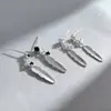 Pendientes Creativos de Borla de Pedrería y Plumas con Diseño Único, Nuevo Estilo Trendy de Lujo Ligero, Pendientes Minimalistas
