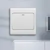 Tipo 86 Modelo de Exportação Painel de Tomada de Interruptor de Parede com Estrutura de Aço Single Gang 1 Via Controle Único Fabricante Tipo Embutido