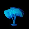 Suministro directo de fábrica de paisajismo para peceras, simulación de silicona, coral naranja, accesorios de acuario de silicona