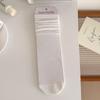 25 Calcetines Apilados de Primavera y Verano Calcetines de Malla Calados Tejidos para Mujer Calcetines de Algodón de Color Sólido Sin Costuras Sin Bolitas Calcetines Delgados