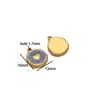 Ojo de Goteo de Aceite y Colgante para Palma de Acero Inoxidable Oro de 18K Moda DIY Accesorios para Collares Pulseras Pendientes Joyería al por Mayor