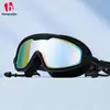 Gafas de Natación para Adultos de Montura Grande, Galvanizadas, Impermeables, Antivaho, Alta Definición, Gafas de Natación Coloridas, Unisex, Equipo Profesional al por Mayor