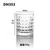 Vaso de whisky, vaso transparente para el hogar, vaso para licor, vaso creativo para cerveza, juego de vino, venta al por mayor