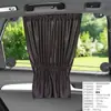 Cortina Parasol para Ventanas Laterales de Coche, Modelo Nuevo Transfronterizo, Protección de Privacidad, Protección Solar, Aislamiento Térmico, Cortina de Ventana de Coche con Ventosa, Cortina de Aislamiento Térmico Interior