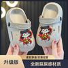 Nezha Chinelos Infantis Cave Shoes Meninos Verão Novo Desenho Animado Sola Macia Interior Bebê Exterior Roupas Sandálias Sapatos de Praia