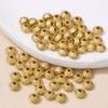 Cuentas espaciadoras de ojo de libélula de oro roto con arenas antiguas, preservación del color, cuentas de agujero grande, pulsera de cuerda, accesorios de joyería DIY