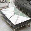 Toalha de Mesa para Mesa de Centro de Couro Simples Moderna Impermeável e à Prova de Óleo Doméstica Sem Lavagem Mármore Imitado Almofada para Mesa de Jantar Mesa de Centro