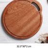 [Artículos Estrictamente Seleccionados] Tabla de Cortar de Madera Maciza, Tabla para Suplementos Alimenticios de Bebé, Tabla para Pizza y Pan, Tabla de Cortar de Ébano, Tabla de Cortar para el Hogar