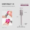 Cabeça de Polimento para Manicure, Eixo com Lixa Circular, Eixo Regular, Manicure em Aço Inoxidável, Resistente ao Calor, Não Esquenta, com Encaixe para Cartão, Ferramenta para Remover Esmalte
