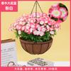 Plantas Colgantes Artificiales Colgantes de Pared Lirio Cesta Pequeña de Flores Flores Falsas Margarita Pequeña Flor de Gloria de la Mañana Rama Decoración del Hogar