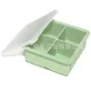 Molde Grande de Silicone para Cubos de Gelo, Caixa Grande de Armazenamento de Gelo Doméstico de Grau Alimentício com Tampa, Nova Bandeja de Gelo para Sopa Congelada 468 para Geladeira