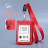Set de Poliuretano con Múltiples Ranuras para Tarjetas, Portatarjetas de Identificación, Funda de Cuero, Portatarjetas de Identificación Personalizado con Correa, Insignia de Trabajo, Insignia, Tarjeta de Identificación, Autobús