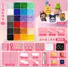 Pinduoduo Kit de Materiais para Artesanato DIY Conjunto Completo 3D Fusion Coco Kit Ferramentas Caneta Ferro Mard Kit de Recarga
