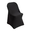 Funda elástica plegable para silla transfronteriza, funda gruesa para silla de banquete de boda de hotel, funda completa para asiento de silla, funda para taburete