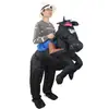 Muñeco Inflable de Caballo de Medio Cuerpo para Montar, Disfraz Divertido para Actuación, Disfraz Inflable Popular, Más Vendido Transfronterizo de Amazon