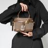 Bolso de Mujer 2024 Verano Nuevo Diseño Niche de Moda Lona Vintage Bolso Caja de Alta Gama de Hombro Cruzado de Mano