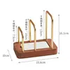 Tabla de Cortar Creativa de Nogal Negro y Madera de Acacia para Parejas Bandeja de Madera para Bistec y Pan Set de Tablas de Cortar de Madera Tabla para Suplementos Alimenticios con Correa