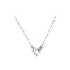 Collar de Corazón Combinable de Alto Nivel Lujo Ligero Diseño de Nicho Cadena para Clavícula Mujer 2024 Nuevas Explosiones Regalo para Novia