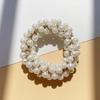 Diadema creativa de nuevo estilo para mujer estilo coreano banda para el cabello de perlas de alta elasticidad lazo banda elástica para el cabello simple personalidad coleta tocado