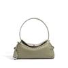 Bolsa de ombro portátil de alta qualidade, estilo nicho francês, leve, luxuosa, para mulheres, bolsa de couro genuíno, bolsa de axila feminina