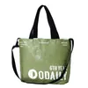 Bolsa de Papel Dupont Impermeable Vintage Personalizada, Bolsa Grande de Papel Kraft Texturizado para Viajes Diarios, Se Puede Imprimir con Logo