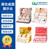Caixa de Exibição de Papel para Balcão de Cosméticos Display de Batom Creme para Mãos Base Prateleira de Papel para Display de Mesa de Beleza