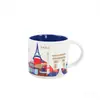 Tazas de Cerámica, Tazas de Ciudad, Tazas de Café con Logo de Patrón Personalizado, Tazas de Agua para Regalo de Evento Publicitario Impreso, Venta al por Mayor