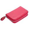 Real Cowhide Organ Card Holder Funcional Zíper Bolsa Bolsa Masculino e Feminino Cartão de Crédito Coldre