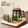 Tetera para Uso Doméstico, Tetera de Vidrio Resistente a Altas Temperaturas, Nuevo Modelo 2025, Separación de Té y Agua, Tetera para Preparar Té en la Oficina, Juego de Té