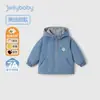 [À Prova D'água] Jaqueta Corta-vento Infantil para Meninas 2026 Novo Estilo Jaqueta Infantil Casual de Outono com Capuz de Desenho Animado para Crianças Pequenas
