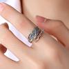 Anillo marea personalidad ángel y demonio pareja dedo índice marea Rojo neto anillo punk hip hop fábrica mayoreo