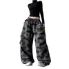 Pantalones Camuflados Holgados de Street Dance de Moda 2026 Súper Populares Primavera y Otoño Nuevo Estilo Ajuste Holgado para Personas Altas Pantalones Anchos Casuales Únicos
