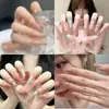 [Agua Pura] Huan Huan Ganlu Templo Hecho a Mano Hua Fei Molde Cara Usando Armadura Piezas de Uñas Acabadas Blanco Natural