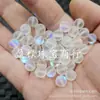 Imitação Olho de Gato Branco Contas Redondas Imitação Jade Contas Soltas 8mm Contas de Vidro Fosco Pulseira Colar Acessórios de Joalheria Contas