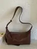 Bolsa Lancheira de Couro Fosco com Padrão Lichia e Design de Laço, Bolsa de Mão de Nicho, Versátil para o Dia a Dia, Bolsa Transversal de Ombro Único em Formato de Almofada