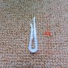 Clip para empaque de camisa clip trasero transparente clip de goma para ropa interior firmeza con dientes plástico nuevo fabricantes suministro clip