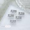 Arte de Uñas de Año Nuevo Celebridad Cibernética Aleación Zircón Lujo Ligero Oro y Plata Micro-incrustado Diamante Flash Colgante de Cadena Fortuna Usar Decoración de Uñas