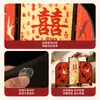 Pantalla de boda, tocador, bata de mañana, accesorios para fotos, juego de decoración de habitación de boda, decoraciones de personajes felices 3D para sala de estar, adornos de compromiso