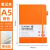 Caderno Caderno Impressão Personalizada Logo Simples Criativo Alto Valor A6 Couro Rígido Bloco de Notas A5 Capa Dura Alça Rt