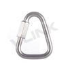 Triângulo espiral de aço Meilong lock conector de bloqueio principal gancho de segurança pequeno gancho de cinto de segurança para trabalho aéreo