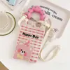 Caperucita Roja Mismo Estilo Bolsa para Teléfono Celular Bolso Pequeño Versátil Moda Personalizada Bolso Cruzado de Hombro para Niña Bolso de Mano Portátil