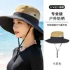 Sombrero de Sol para Mujer Sombrero de Verano para Protección Solar Sombrero de Pescador de Mezclilla Anti-UV para Exterior Sombrero Deportivo de Montañismo para Hombre y Mujer